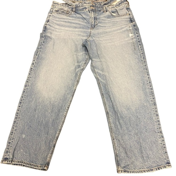 American Eagle Super High rise baggy Straight jeans - Picture 4 of 13